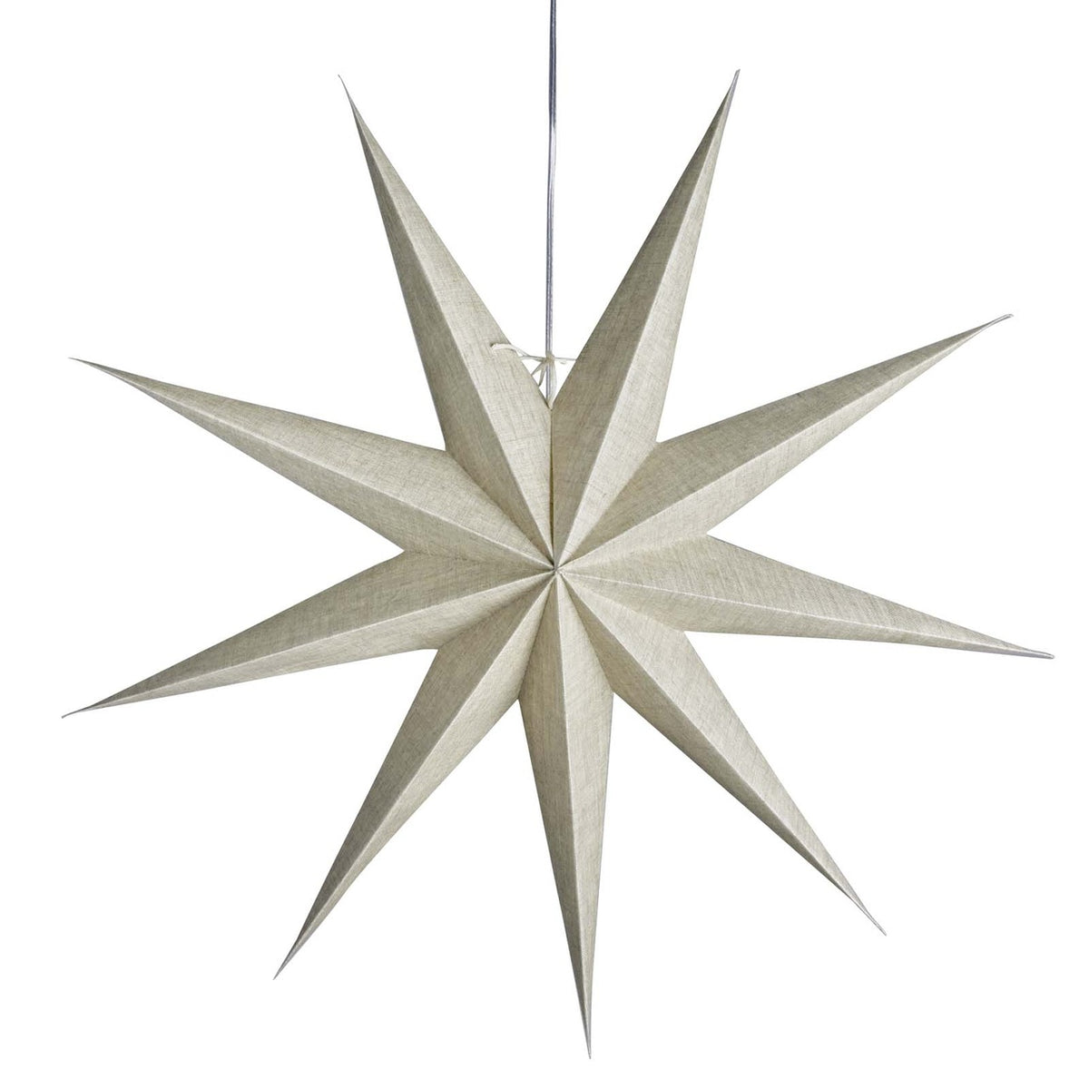 Lina julestjerne – natur, 60 cm – billede 3