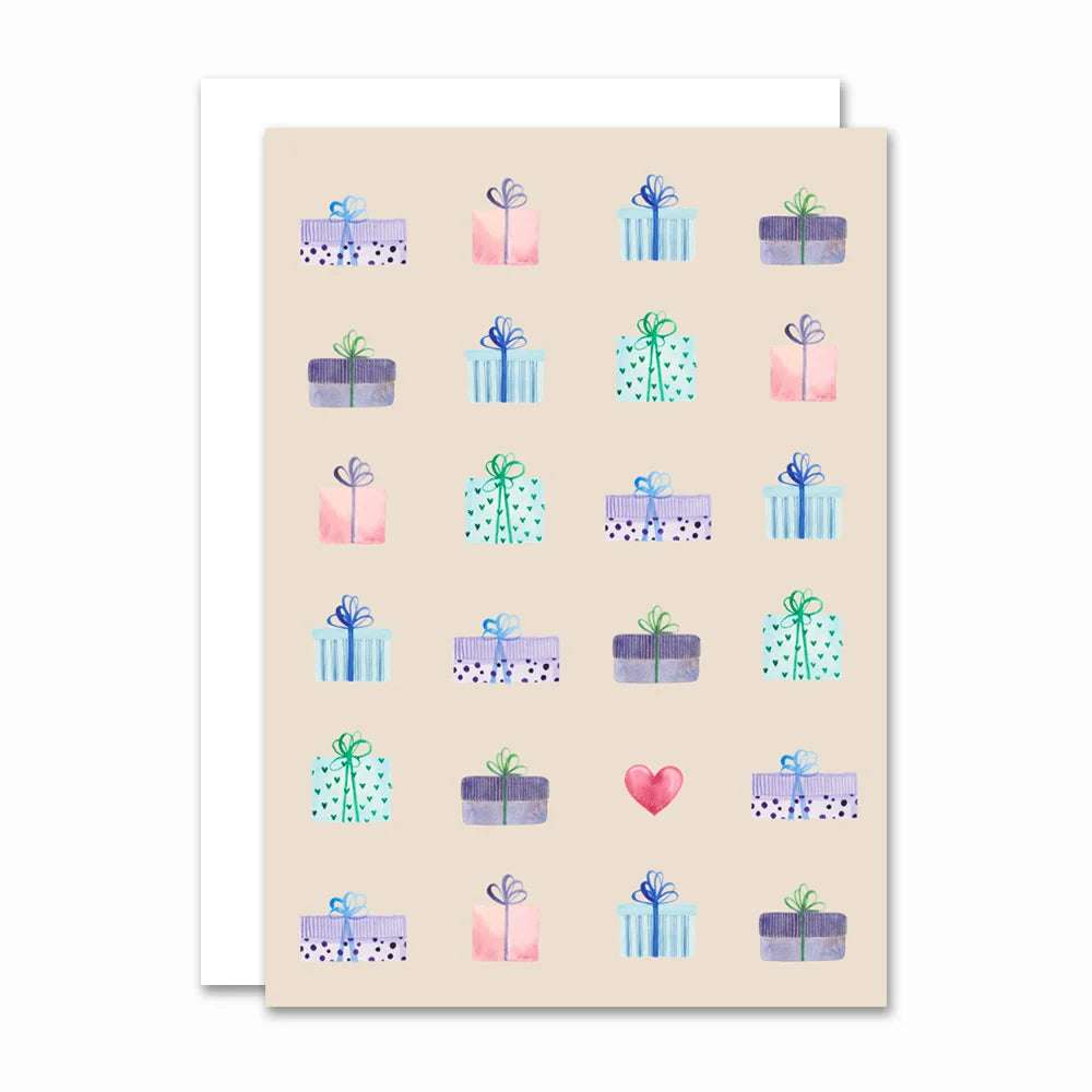 Lille foldet kort, Gifts