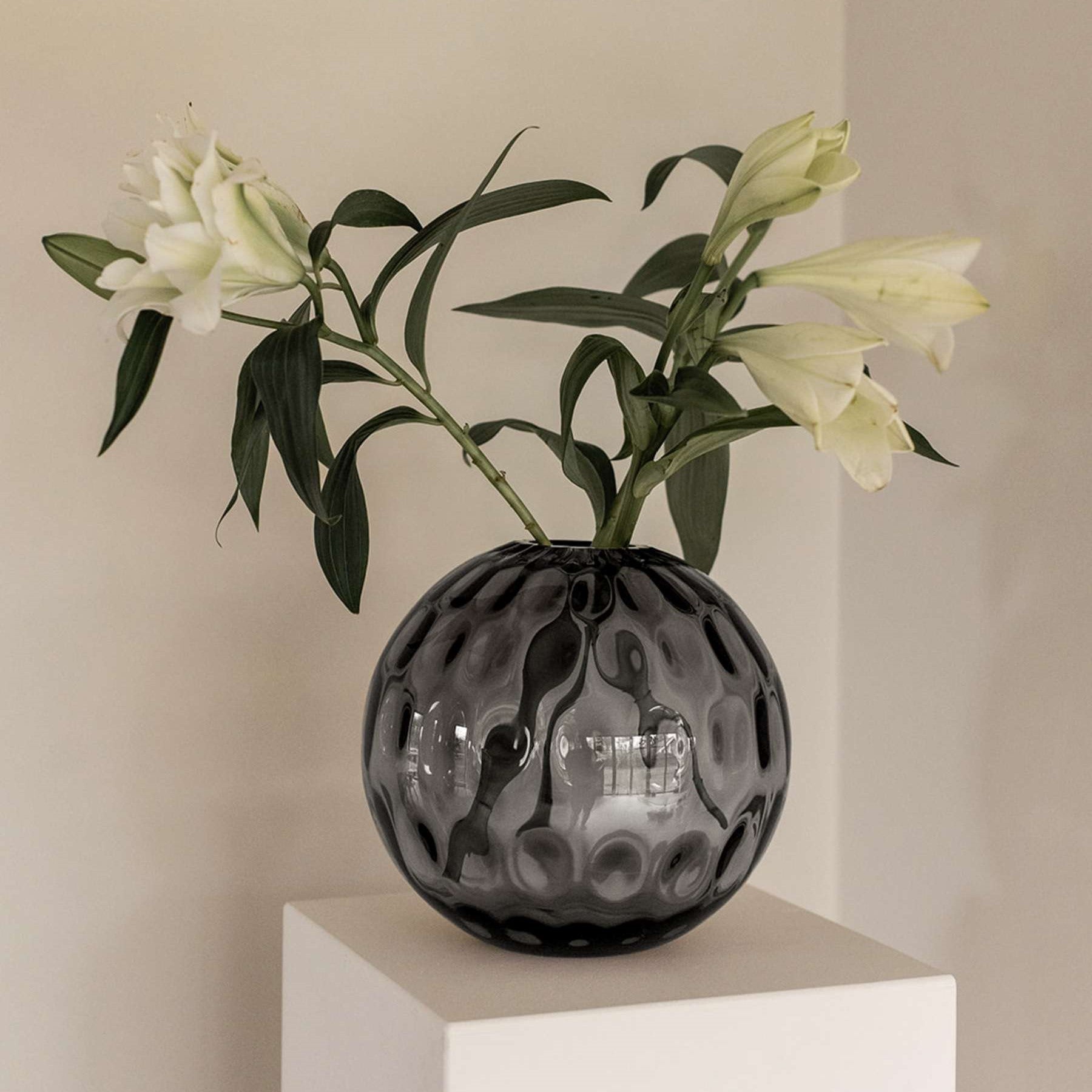 Sadie Vase - Drops - Grey Medium