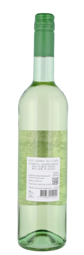 Grüner Veltliner 2025 – Elevate Your Velt of Taste – 75 cl – bagside