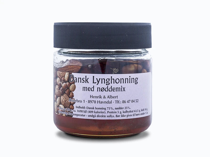 Dansk Lynghonning med Nøddemix