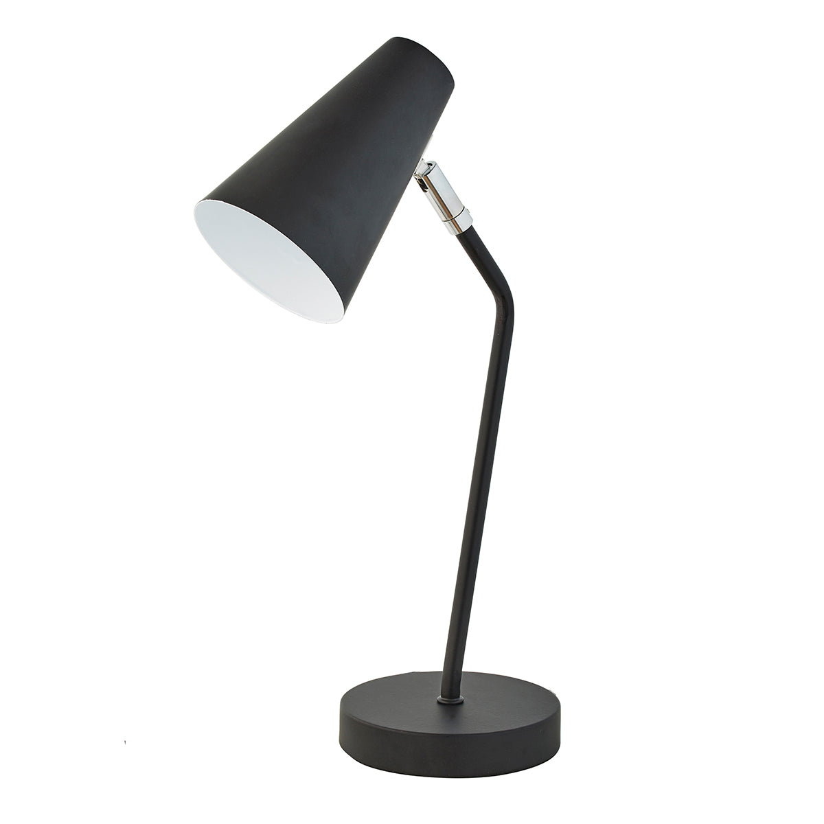 Bordlampe m.knæk H41cm Metal