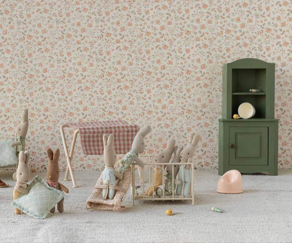 Miniature Hjørneskab - Mørkegrøn