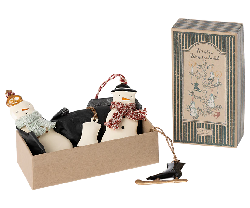 Metalophæng sæt - Winter wonderland