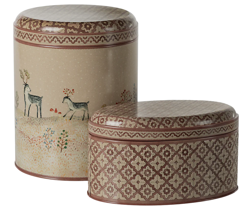 Kagedåser 2 stk. - Winter Wonderland - Maileg