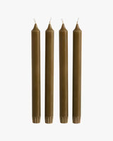 CANDLE, stearinlys, sæt m/4, 25cm