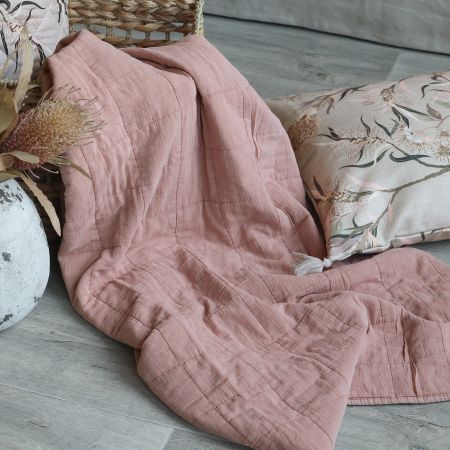 Aix Vintage Quilt-taupe
