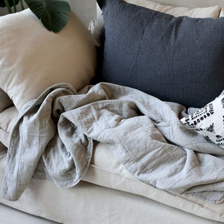 Aix Vintage Quilt-fransk grå