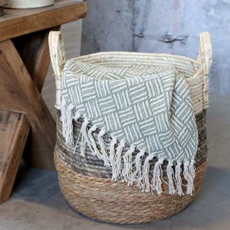 Aix Plaid af overskudsgarn