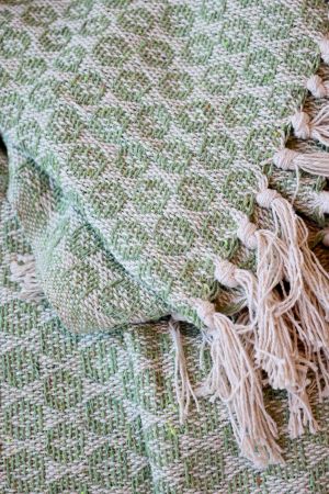 Aix Plaid af overskudsgarn