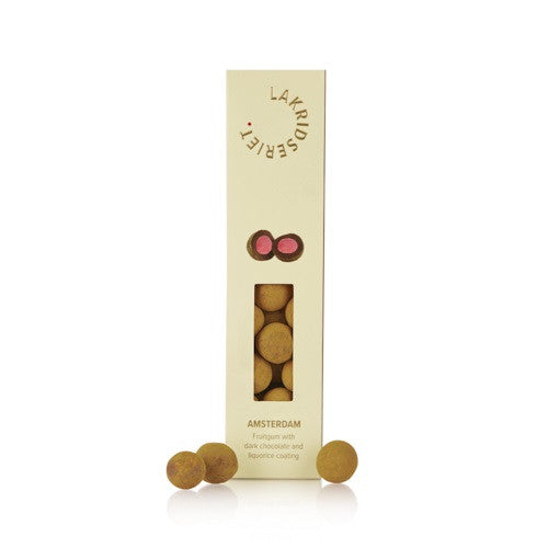Amsterdam hindbærvingummi m/mørk choko & lakrids Lakridseriet
