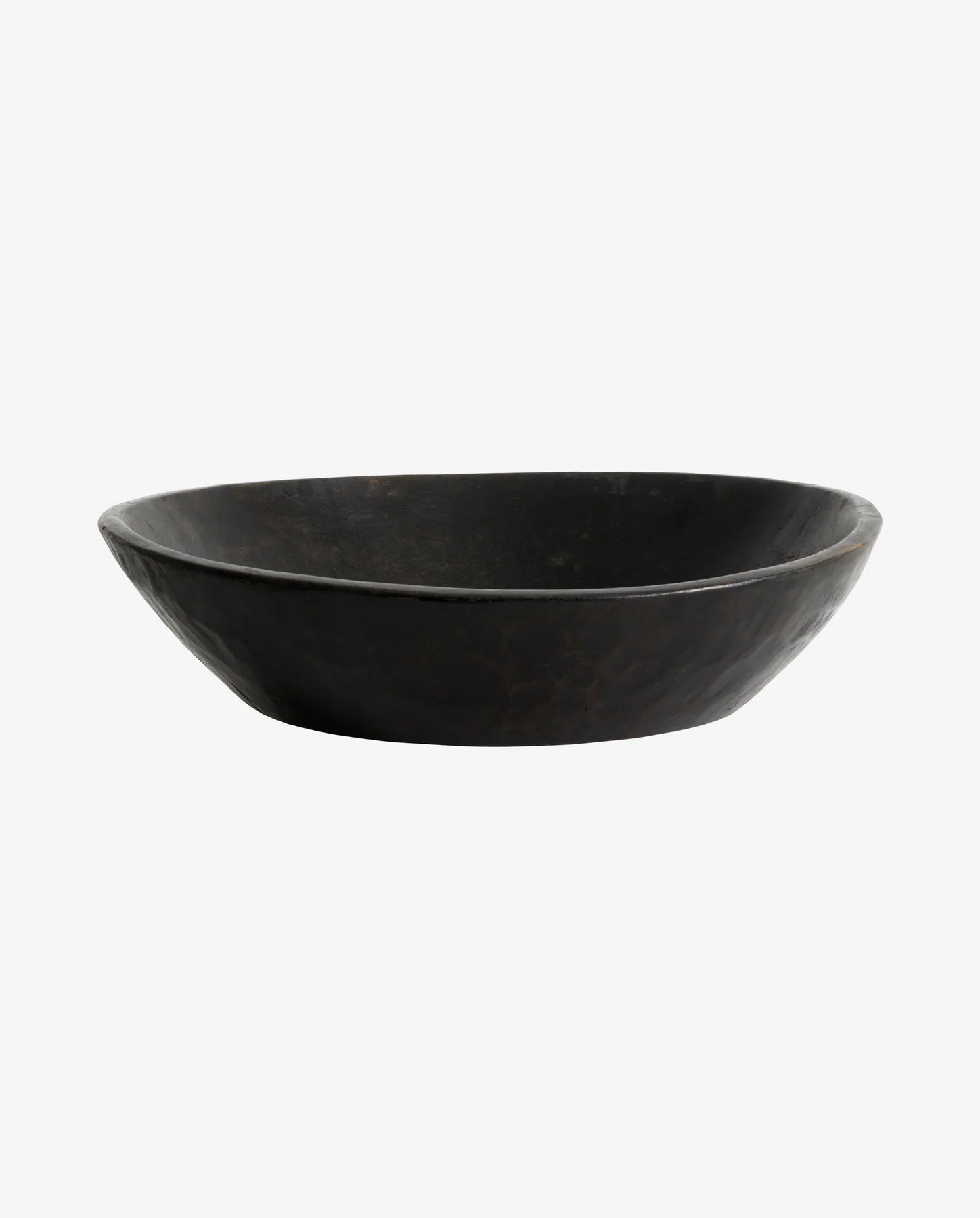 WOODEN original indisk skål i træ - ø40 cm - sort