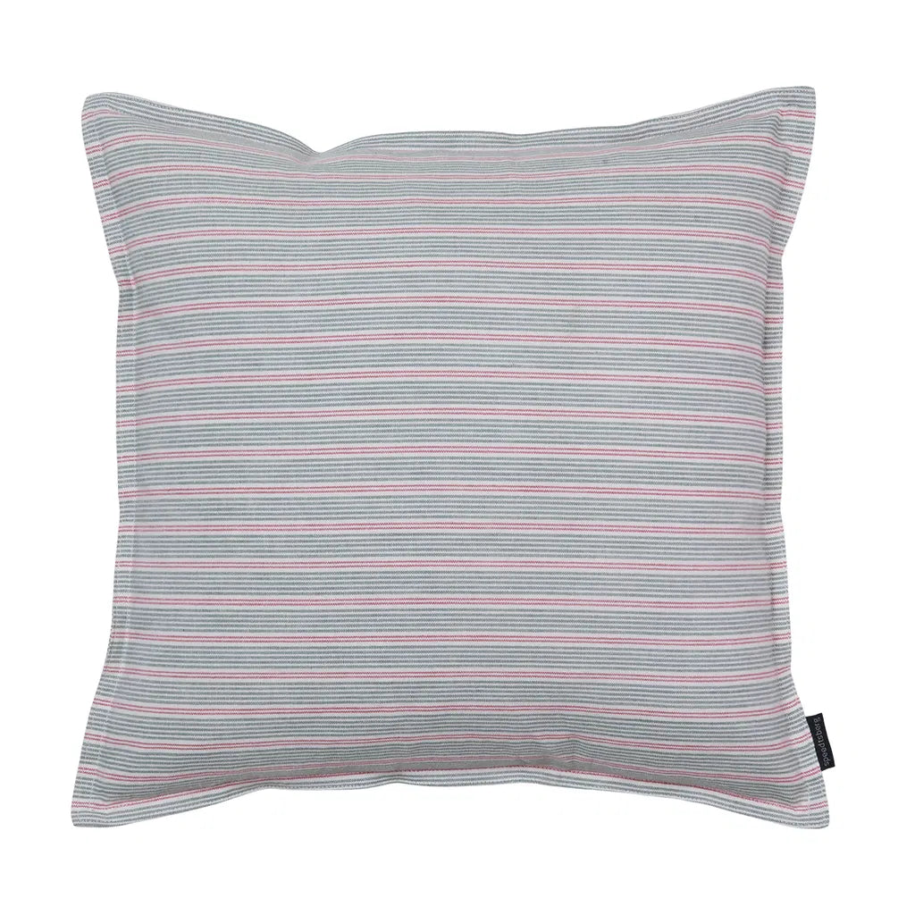 Pude m/fyld strib 50x50cm bomuld