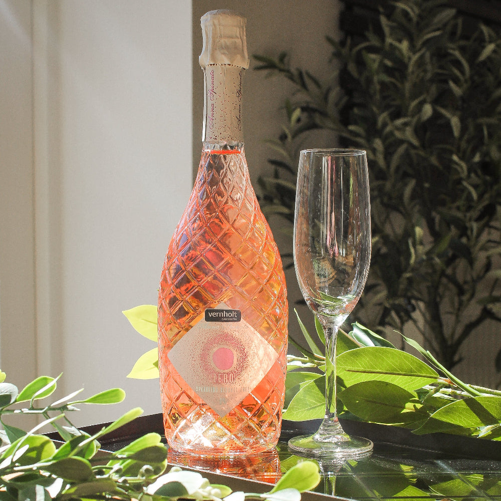 Mousserende ALKOHOLFRI rosévin