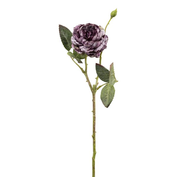 Rose vintage lilla h 45 cm