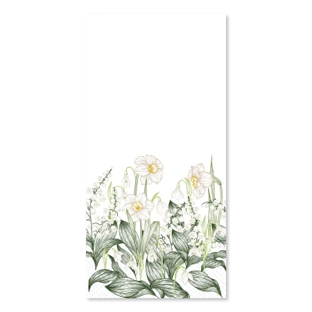 Serviet m. blomster