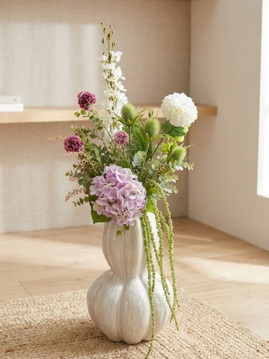 Ridderspore hvid h 95 cm