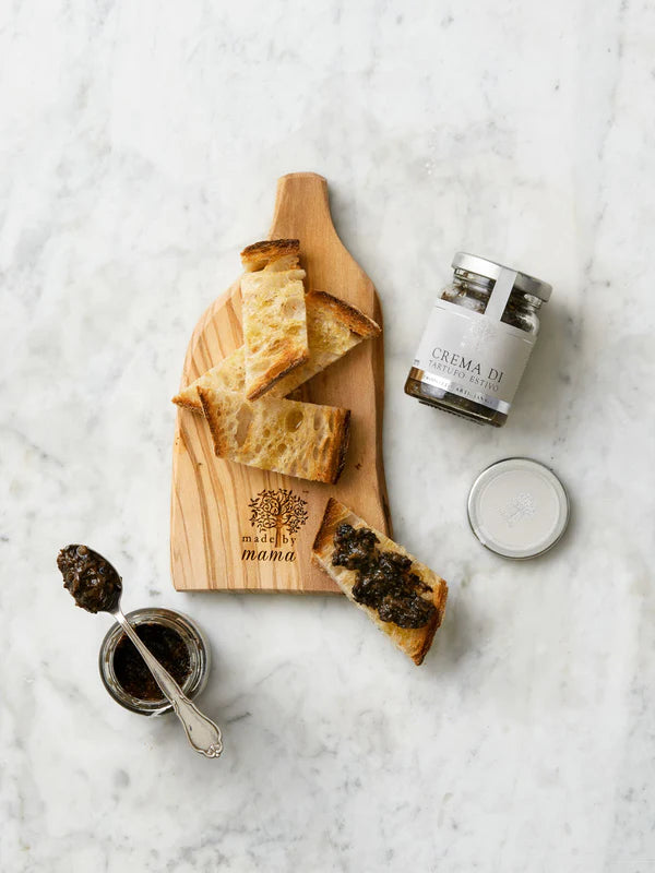 Trøffelcreme med sorte sommertrøfler og oliven