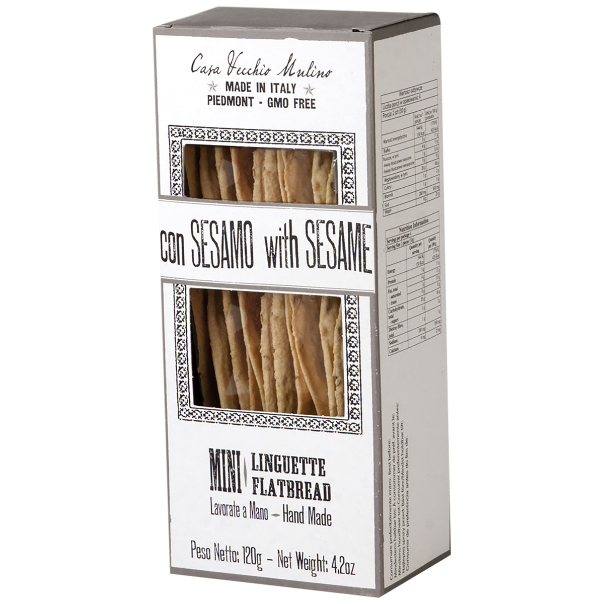 Mini linguette med sesam