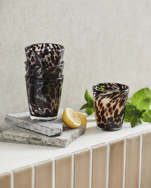 TEPIN drikkeglas med mønster