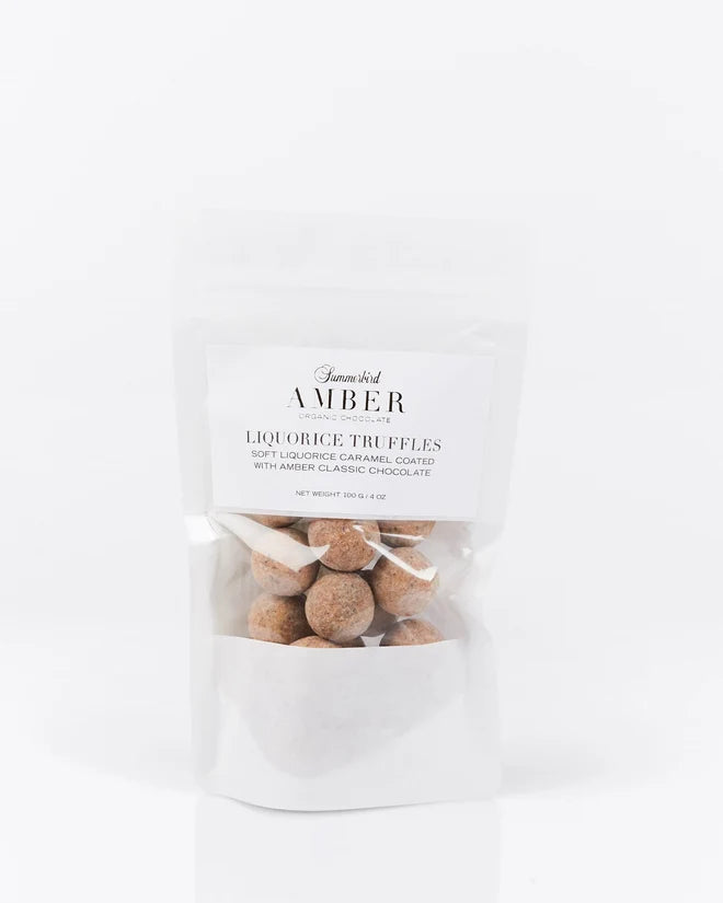 Amber Liquorice Truffles