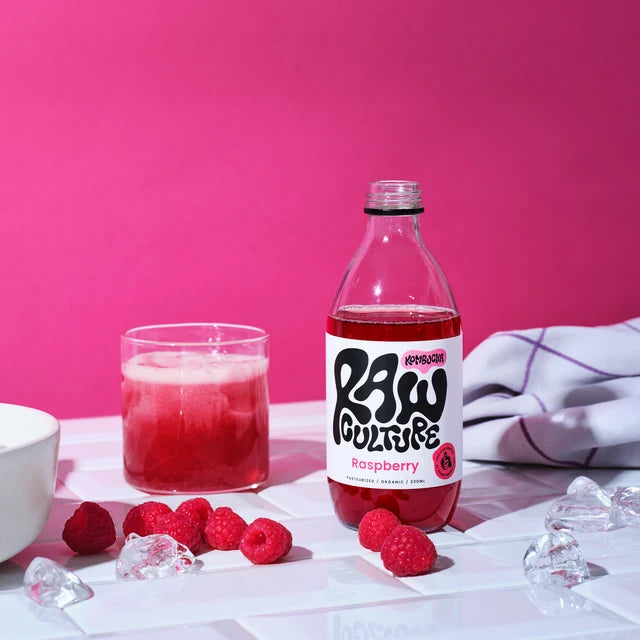 Kombucha Hindbær Økologisk