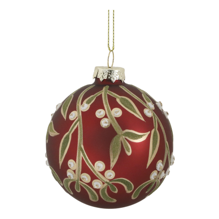 Julekugle m. mistelten