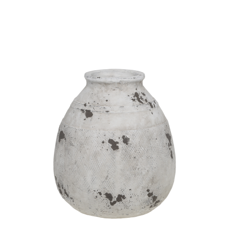 Frejus Vase-H26,5/Ø24 cm creme