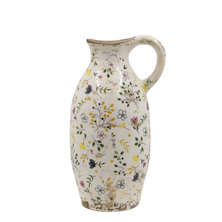 Cavaillon Flaske m. blomstermotiv