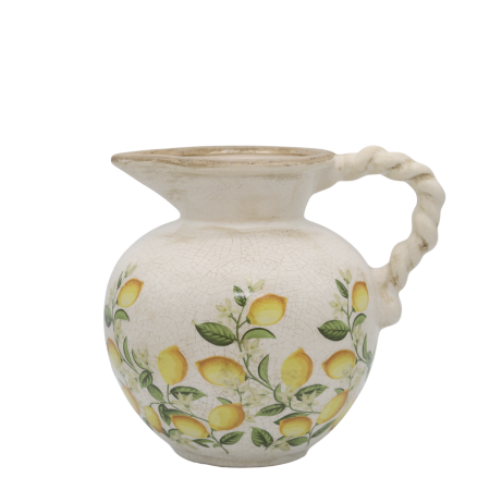 Limone Blossom Kande m. citroner og blomster