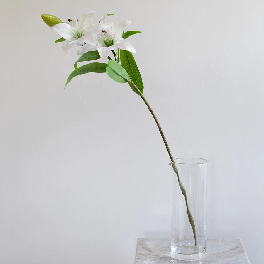 Artificial Flowers - White Lily small