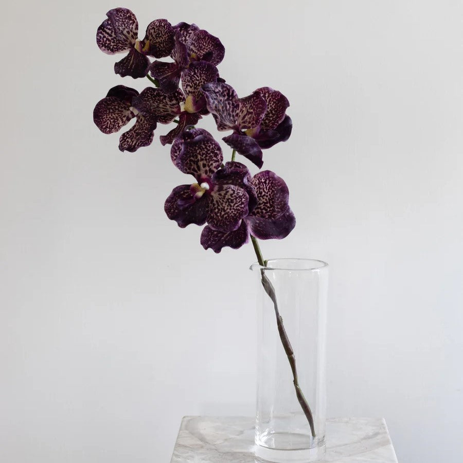 Artificial Flowers - Burgundy Orchid (7 heads)