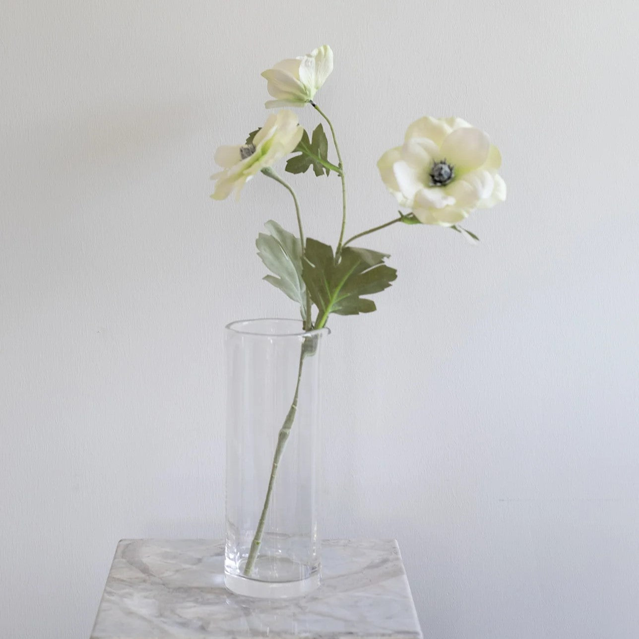 Artificial Flowers - White Poppy