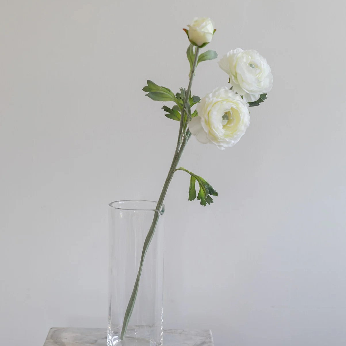 Artificial Flowers - White Ranunculus