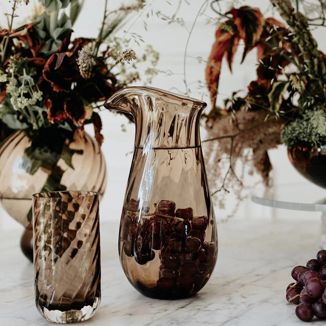 Kande - Meadow Pitcher No. 2 - Swirl - Topaz