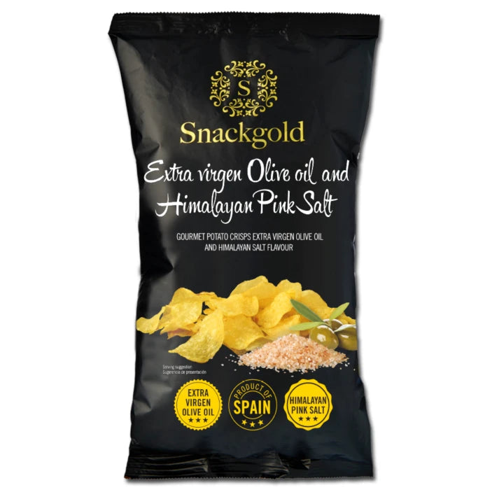 Spanske Gourmet chips m. Himalaya salt