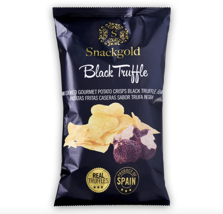Spanske Gourmet chips m. Sort trøffel