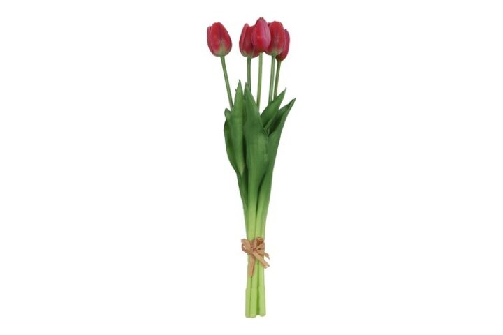 Tulipan bundt pink h 41 cm
