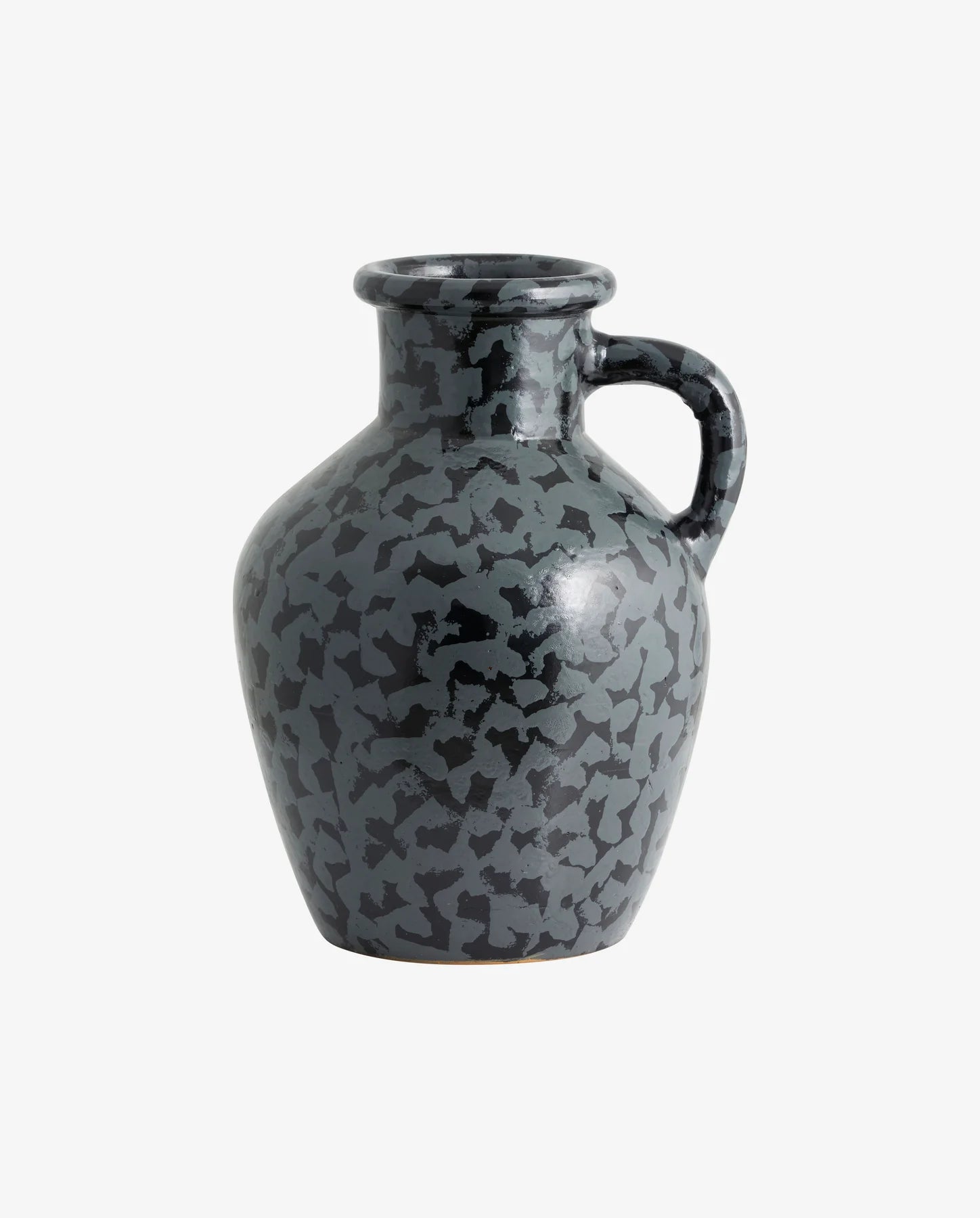 BATAM vase, glaseret - sort