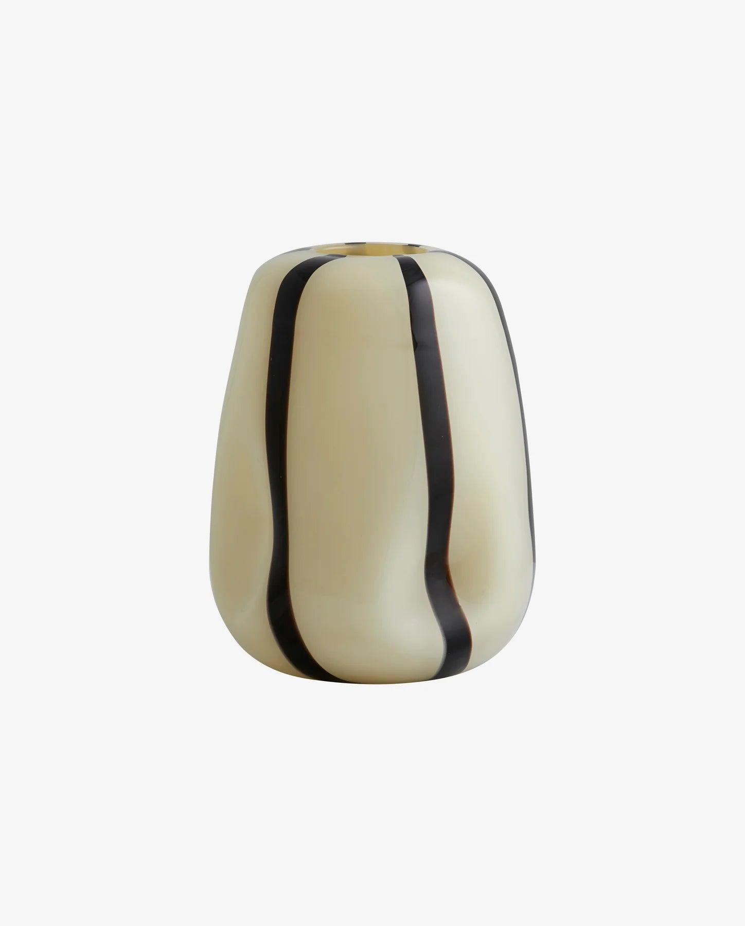 BOHOL vase, L - råhvid