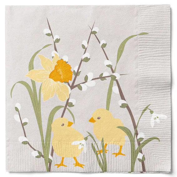 Servietter - Natural Easter