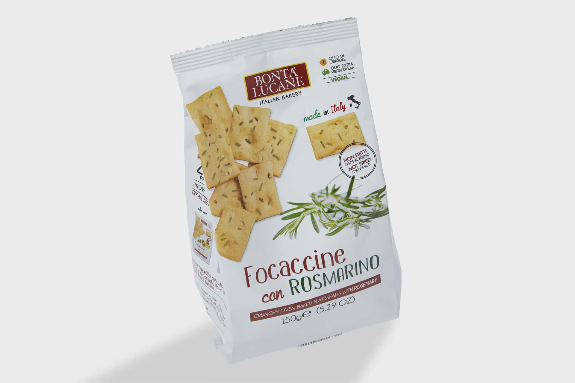 Focaccine med Rosmarin