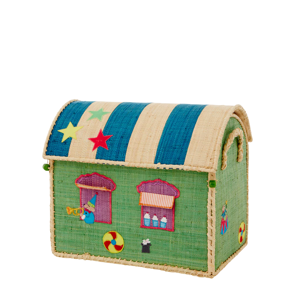 Lille Raffia Opbevaringshus