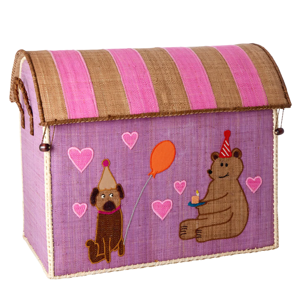 Stor Raffia Opbevaringshus