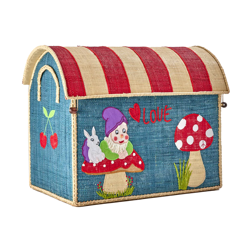 Mellem Raffia Opbevaringshus