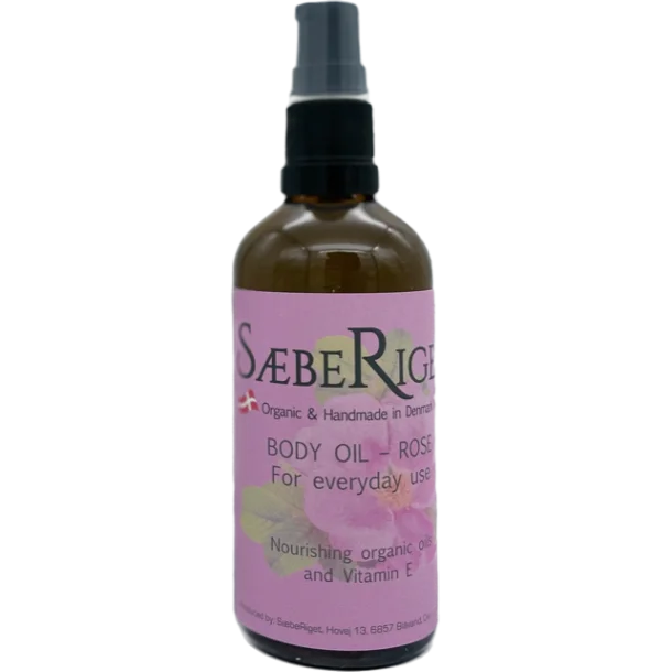 Økologisk kropsolie Rose - 100ml