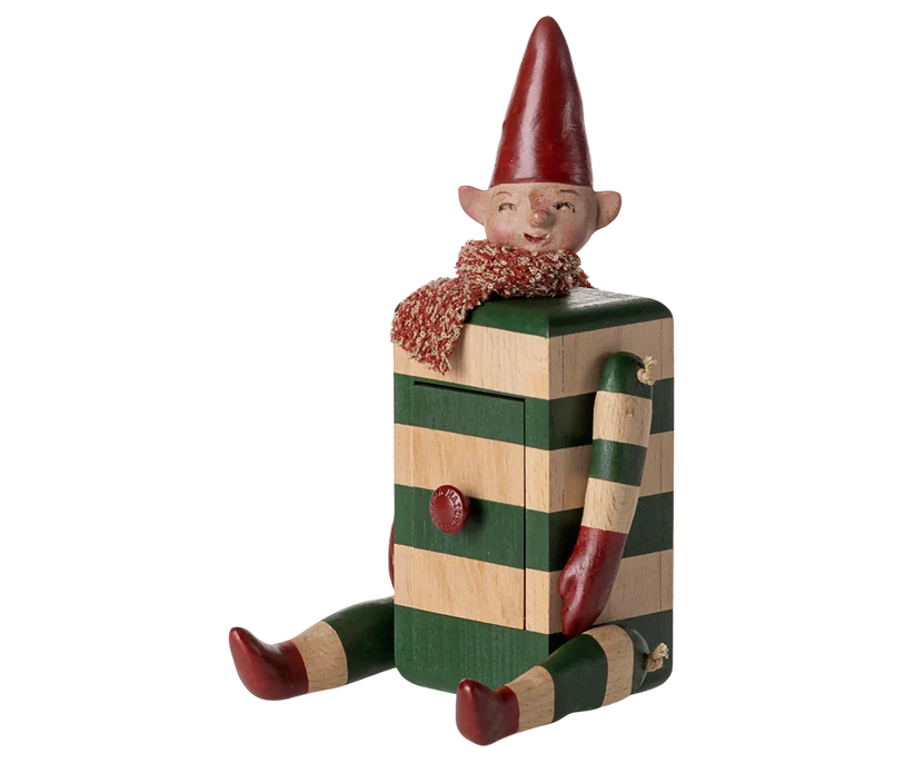 Nisse med skuffe, Grøn