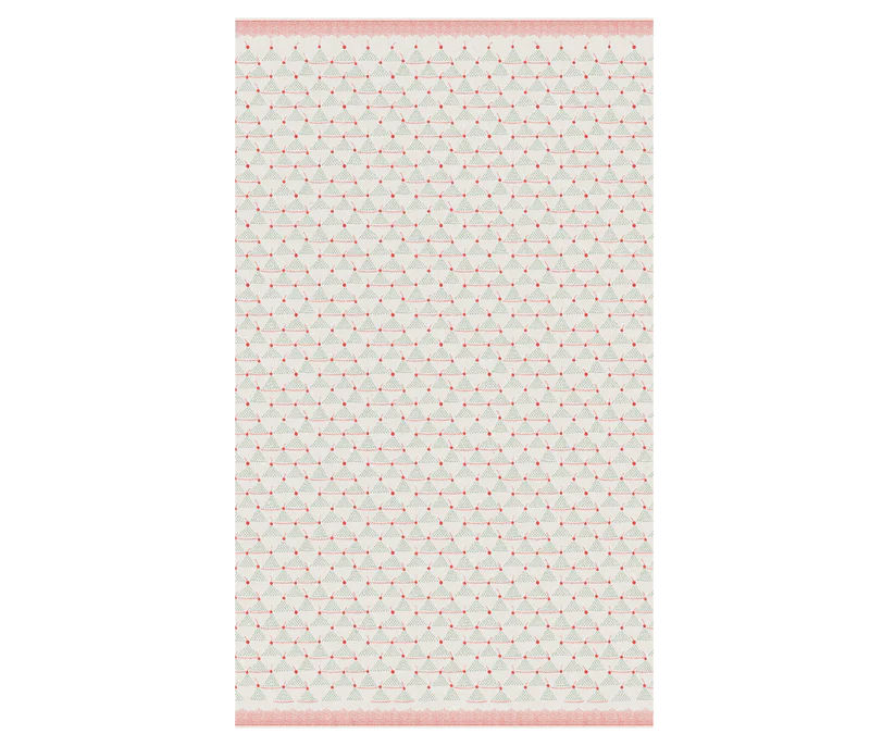 Gavepapir, 10 m - Cherry - Rød