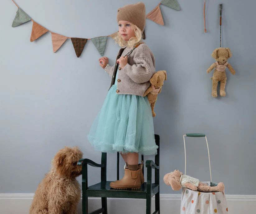 Puddel hund, Vintage plys - Støvet pudder