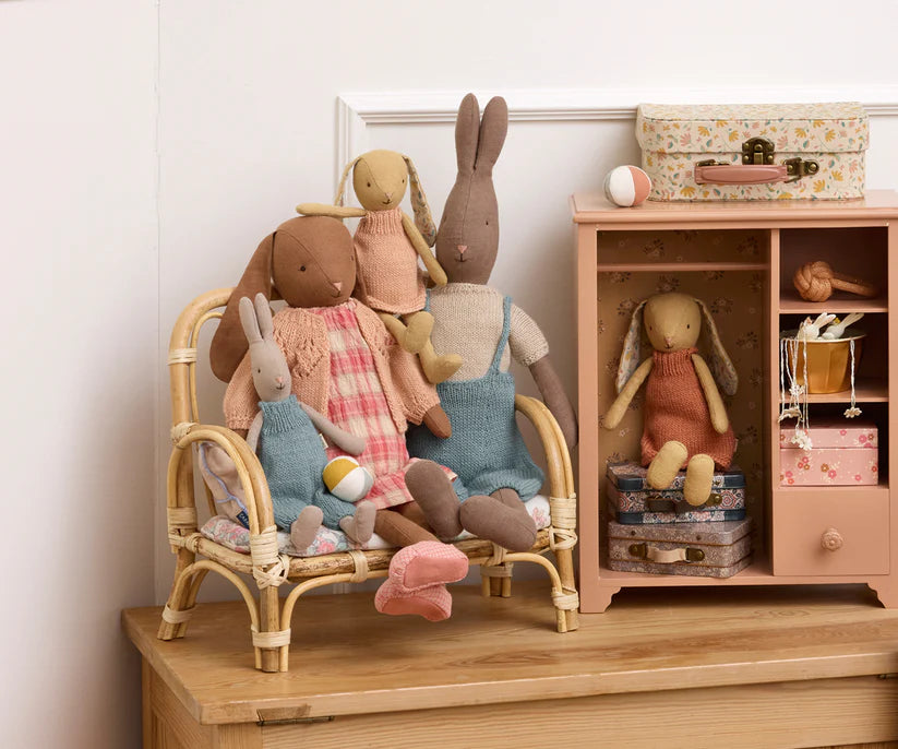 Kanin, Størrelse 1 - Cremegul - Strikket kjole